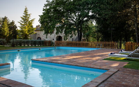 Maison Badia a Passignano: Swimming Pool, Resort, Water Feature, Hacienda, Estate, Thermae, Eco Hotel, Shade, Outdoor Furniture, Resort Town