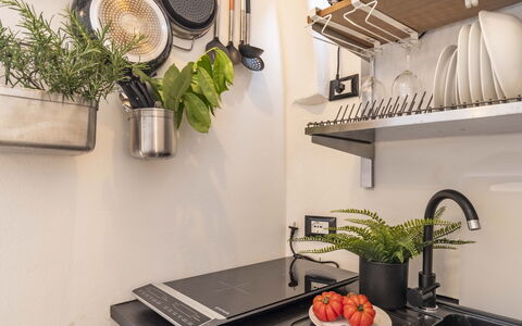 Maison D'Alice: Tavola, Cucina, Vaso Di Fiori, Elettrodomestico Da Cucina, Pianta Della Casa, Controsoffitto, Scaffalature, Elettrodomestico, Mensola