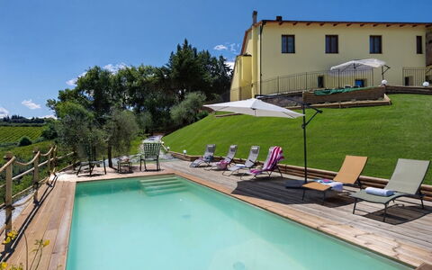Villa i Fiori: Piscina, Mobili Da Esterno, Estate, Lettino, Ricorrere, Villa, Hotel, Cortile, Eco Hotel, Hacienda