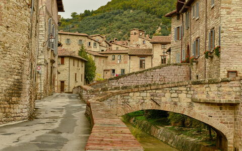 Il Casale al Colle: Muro ​​Di Pietra, Muratura, Brick, Cobblestone, Vicolo, Flagstone, Passerella