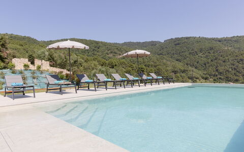 Villa Maddalena alla Guglielmesca: Geografia Montane, Montagna, Collina, Highland, Piscina, Catena Montuosa, Hill Station, Mobili Da Esterno, Ricorrere, Eco Hotel