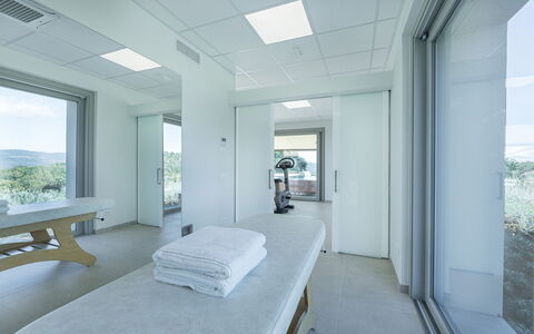 La Calcinaia Country Villa, Bucine: Interior Design, Pavimentazione, Pavimento, Soffitto, Appartamento, Camera, Letto, Bicchiere, Camera Da Letto, Illuminazione Diurna
