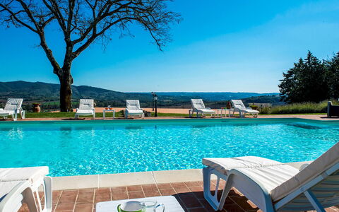 La Torre dei Fagiani 8+2: Blu, Piscina, Ricorrere, Eco Hotel, Mobili Da Esterno, Landscaping, Lettino, Hacienda, Agriturismo, Piantagione
