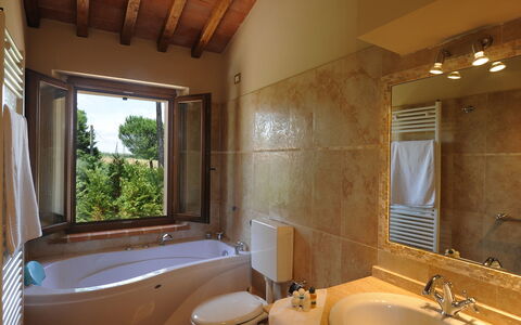La Torre dei Fagiani 8+2: Parete, Pavimentazione, Interior Design, Idraulico Fixture, Pavimento, Illuminazione, Mobilia, Casa, Bagno, Rubinetto