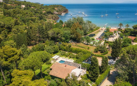 Villa Giomoa 8: Paesaggio, Visione Globale, Ricorrere, Estate, Fotografia Aerea, Costa, Eco Hotel, Resort Citta ', Landscaping, Baia