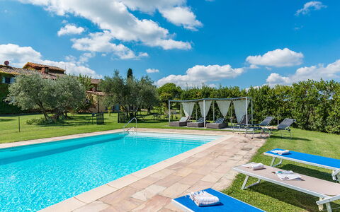 Casabianca 12: Blu, Piscina, Ricorrere, Eco Hotel, Mobili Da Esterno, Estate, Terme, Giardino, Hacienda, Villa