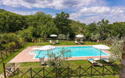Podere Bagnolo 8: Piscina, Ricorrere, Giardino, Mobili Da Esterno, Eco Hotel, Terme, Estate, Hacienda, Prato, Agriturismo