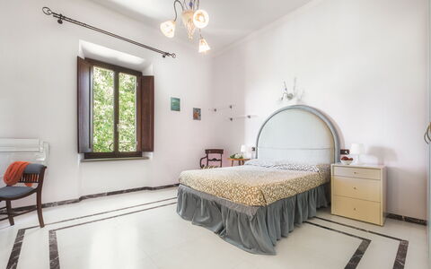 Villa Croci 12: Interior Design, Parete, Pavimentazione, Pavimento, Soffitto, Camera Da Letto, Mobilia, Camera, Letto, Illuminazione