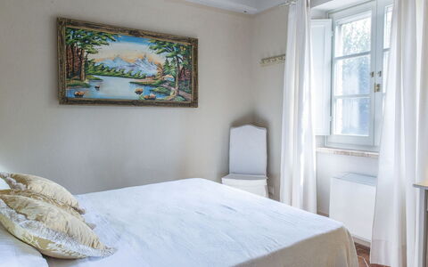 Albachiara 8: Bedroom, Bed, Wall, Interior Design, Bed Sheet, Furniture, Bedding, Floor, Room, Textile