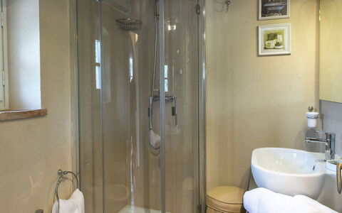Albachiara 8: Bathroom, Plumbing Fixture, Interior Design, Floor, Flooring, Room, Plumbing, Door, Tap, Shower