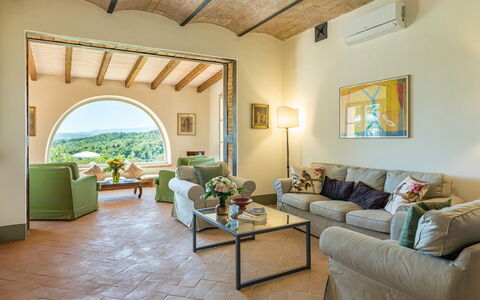 Il Colle di Donna Ilaria 12: Mobilia, Interior Design, Divano, Soffitto, Casa, Pavimentazione, Illuminazione, Camera, Soggiorno, Tavolo