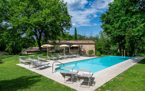 Il Molinaccio 14+2: Piscina, Mobili Da Esterno, Mobilia, Estate, Ricorrere, Backyard, Hacienda, Giardino, Shade, Agriturismo