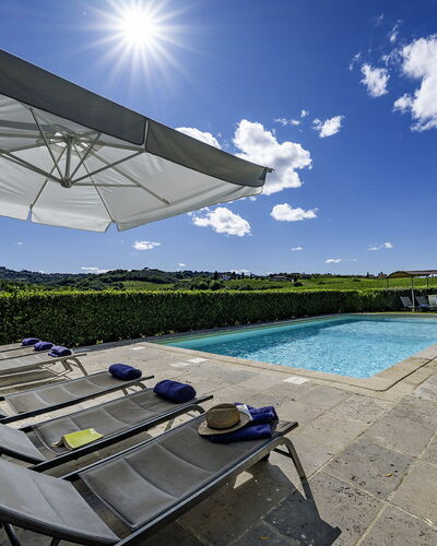 Casale dei 12: Blue, Swimming Pool, Outdoor Furniture, Resort, Shade, Garden, Landscaping, Leisure, Umbrella, Eco Hotel
