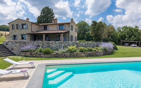 Villa le Fontane 12: Blue, House, Home, Cottage, Swimming Pool, Estate, Farmhouse, Villa, Mansion, Garden