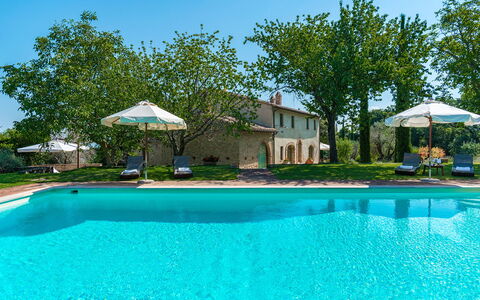 San Francesco 12: Blue, Swimming Pool, Estate, Hacienda, Farmhouse, Villa, Landscaping, Yard, Resort, Eco Hotel