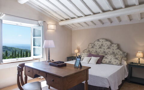 Villa delle Upupe 8: Mobilia, Parete, Casa, Letto, Camera Da Letto, Interior Design, Pavimentazione, Camera, Pavimento, Biancheria