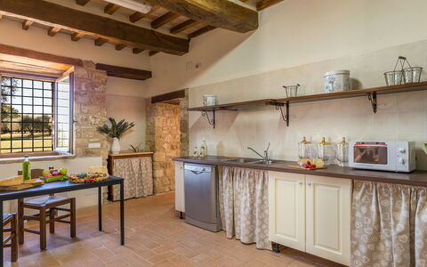 Santa Illuminata 12: Furniture, Interior Design, Flooring, Home, Floor, Room, Kitchen, Cabinetry, Ceiling, Countertop