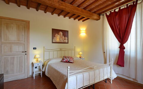 L'Ovile 8: Furniture, Wall, Flooring, Interior Design, Floor, Wood, Ceiling, Bed, Bedroom, Room