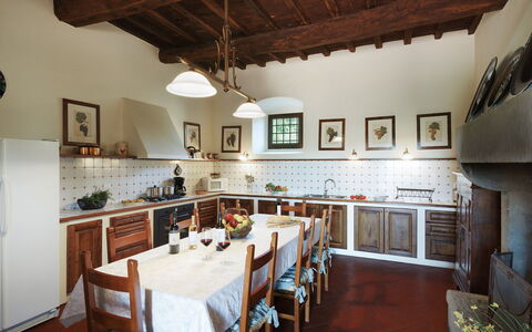 Marangole 12: Furniture, Interior Design, Flooring, Wood, Kitchen, Table, Room, Home, Ceiling, Lighting