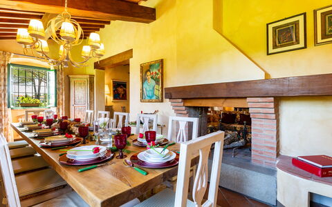 Villa Elisa 16: Mobilia, Interior Design, Tavolo, Legna, Sedia, Cucina & Sala Da Pranzo Tavolo, Soffitto, Camera, Sala Da Pranzo, Pavimentazione