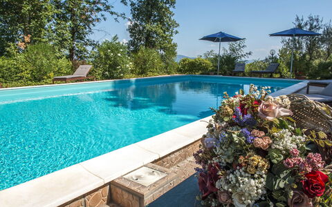Villa Ombrosa 8: Blue, Swimming Pool, Resort, Eco Hotel, Leisure, Outdoor Furniture, Garden, Landscaping, Shade, Chair