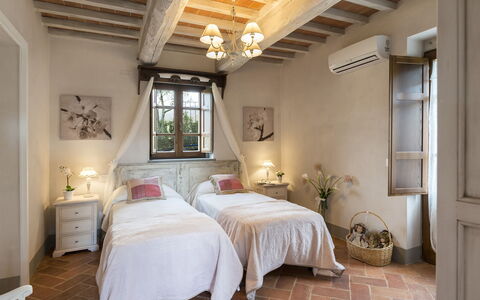 Torre la Ripa 8: Furniture, Interior Design, Bed, Bedroom, Wall, Floor, Ceiling, Flooring, Room, Home