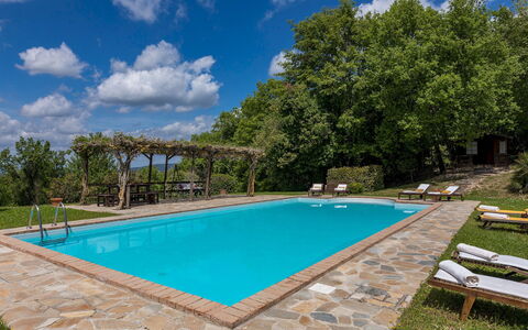 La Cerqua 8: Blue, Swimming Pool, Furniture, Resort, Outdoor Furniture, Shade, Eco Hotel, Garden, Estate, Hacienda