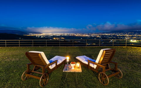 Villa Desiderio 9: Orizzonte, Paesaggio, Notte, Crepuscolo, Sera, Mobili Da Esterno, Ricorrere, Eco Hotel, Paesaggio Di Illuminazione, Landscaping