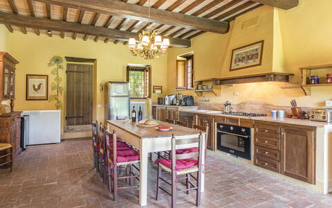 Casale Piattini 10: Furniture, Flooring, Interior Design, Wall, Wood, Cabinetry, Home, Kitchen, Floor, Room