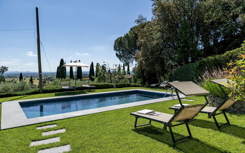 Tenuta Sagherina 8: Piscina, Giardino, Arbusto, Mobili Da Esterno, Prato, Landscaping, Cortile, Backyard, Shade, Estate