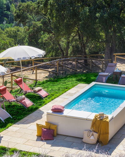Villa Zaca 6: Swimming Pool, Resort, Outdoor Furniture, Leisure, Garden, Backyard, Eco Hotel, Umbrella, Landscaping