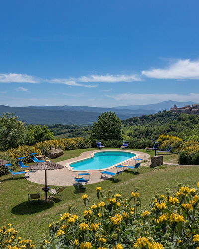 Podere San Ansano 14+2: Meadow, Outdoor Furniture, Swimming Pool
