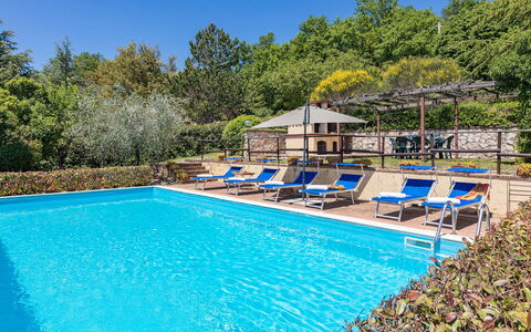 Villa Paola 6: Swimming Pool, Resort, Eco Hotel, Outdoor Furniture, Leisure, Garden, Shade, Landscaping, Resort Town, Sunlounger