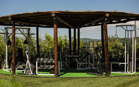 Casale Bella Vita 8+4: Giardino, Parco, Shade, Ferro, Metallo, Prato, Struttura Esterna, Gazebo, Tempo Libero, Padiglione