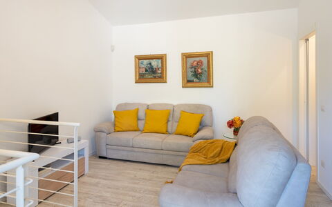 Villa Cristina 3: Interior Design, Furniture, Flooring, Floor, Wood, Couch, Room, Living Room, Apartment
