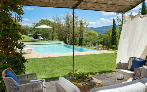 Poggio Novoli 6: Mobilia, Mobili Da Esterno, Piscina, Sedia, Shade, Giardino, Eco Hotel, Ricorrere, Backyard, Tempo Libero