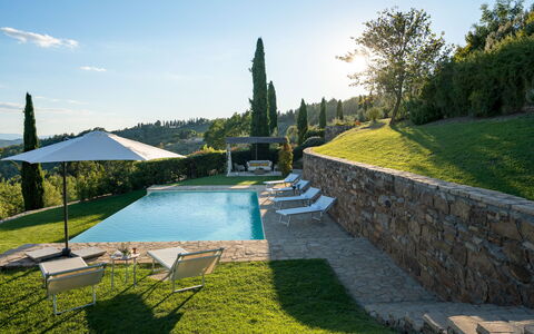 Poggio Novoli 6: Piscina, Giardino, Landscaping, Mobili Da Esterno, Eco Hotel, Ricorrere, Villa, Larice, Sempreverde