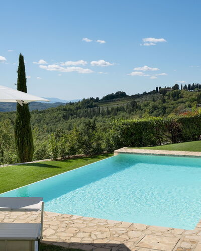 Poggio Novoli 6: Swimming Pool, Outdoor Furniture, Resort, Eco Hotel, Sunlounger, Villa, Landscaping, Flagstone, Courtyard