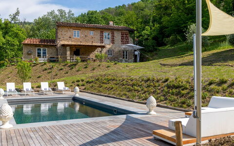Anticiana 8: Swimming Pool, Cottage, Outdoor Furniture, Garden, Estate, Farmhouse, Landscaping, Backyard, Lawn, Chair