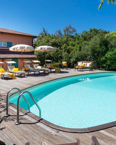 Villa Corallina 12: Swimming Pool, Outdoor Furniture, Resort, Eco Hotel, Chair, Leisure, Umbrella, Hacienda, Villa, Shade