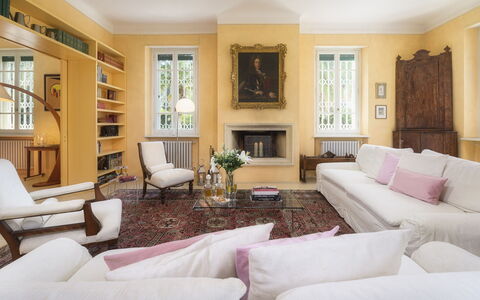 Villa Gaius 8+2: Furniture, Interior Design, Flooring, Floor, Couch, Wall, Wood, Living Room, Ceiling, Room