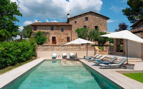 Terra di Siena 14: Estate, Piscina, Villa, Mobili Da Esterno, Giochi D'Acqua, Lettino, Agriturismo