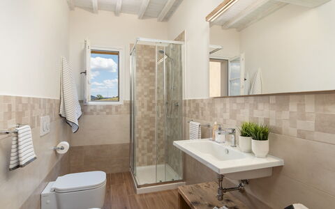 Casolare San Martino 12: Pavimentazione, Parete, Pavimento, Interior Design, Idraulico Fixture, Bagno, Gabinetto, Piastrella, Casa, Camera