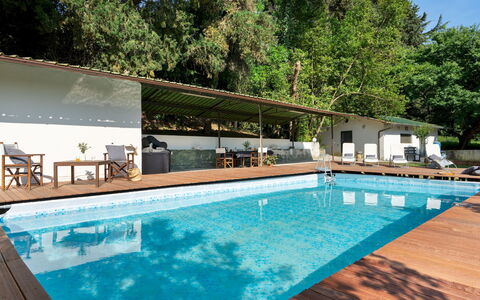 Villa Manganelli 12: Swimming Pool, Outdoor Furniture, Resort, Shade, Leisure, Sunlounger, Eco Hotel, Hotel, Deck, Chaise Longue