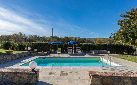 La Vigna 4: Blue, Swimming Pool, Resort, Composite Material, Shade, Water Feature, Garden, Landscaping, Eco Hotel, Outdoor Furniture