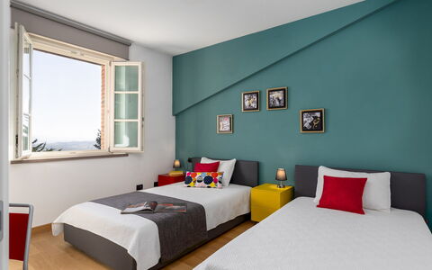 Villa Dada 10: Furniture, Interior Design, Flooring, Wall, Bedroom, Floor, Room, Ceiling, Bed, Home