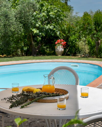 Casa Paggetti 8: Furniture, Outdoor Furniture, Table, Chair, Swimming Pool, Outdoor Table, Resort, Kitchen & Dining Room Table, Eco Hotel, Shade