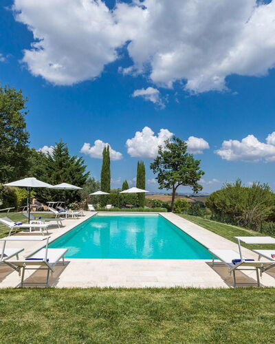 Villa Pianello 10: Swimming Pool, Garden, Lawn, Landscaping, Estate, Outdoor Furniture, Villa, Park, Resort, Farmhouse