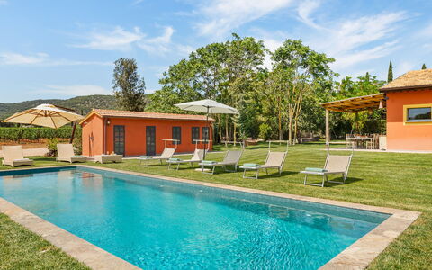 Casale Ansedonia 8+1: Swimming Pool, Estate, Garden, Farmhouse, Lawn, Landscaping, Backyard, Park, Hacienda, Eco Hotel