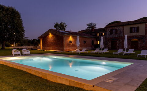 Tenuta Francigena 8: Piscina, Estate, Ricorrere, Hacienda, Agriturismo, Prato, Terme, Giardino, Villa, Cortile